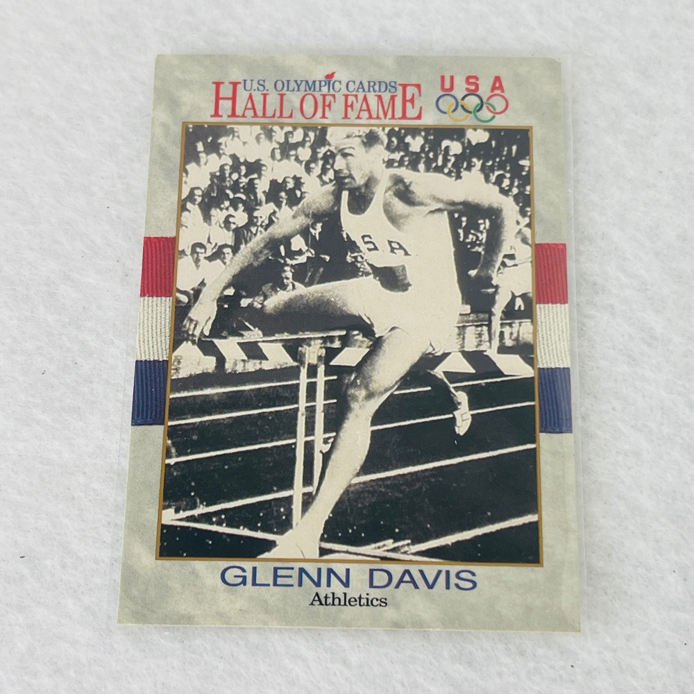 1991 Impel US Olympic Hall of Fame Glenn Davis Athletics Card 35 Track Field